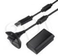 Xbox 360 Play and Charge Kit New Black