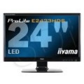 MONITOR LCD IIYAMA 24" PLE2473HDS-B1 BLACK WIDE