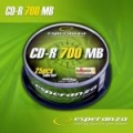 CD-R Esperanza 700MB/80MIN 52xSpeed (Cake 25szt)