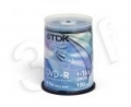DVD-R TDK 4.7GB 16xSpeed (Cake 100szt)