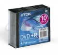 DVD+R TDK 4.7GB 16xSpeed (Slim 10szt)