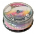 DVD+R TDK 4.7GB 16xSpeed DO NADRUKU EXTRA FINE MATT (Cake 25szt)