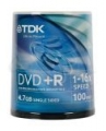 DVD+R TDK 4.7GB 16X CAKE 100SZT