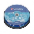 CD-R VERBATIM 43437 700MB/80 DATA LIFE CAKE 10SZT