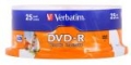 DVD-R VERBATIM 43538 4.7GB 16X FOTO CAKE 25 SZT