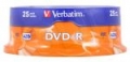 DVD-R VERBATIM 43522 4.7GB 16x CAKE 25 SZT