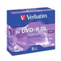 DVD+R VERBATIM 43541 8.5GB 8X DOUBLE LAYER BOX 5 SZT