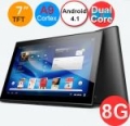 Tablet HYUNDAI 8GB Cortex A9 Dual Core 1,6 GHz  DDR3 1GB 7" Andr