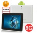 Tablet 8" 8GB 1GB DDR3 1.5Ghz  Android 4.0 Dual Camera HDMI  Wif