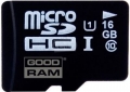 MicroSD GOODRAM 16GB UHS I Class 10 + adapter - RETAIL10