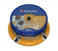 Płyty VERBATIM DVD-R 4,7GB 8X DIGITAL MOVIE CAKE 25