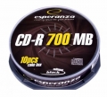 Płyty CD-R ESPERANZA BLACK 700MB x52 CAKE BOX 10