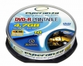 Płyty DVD-R ESPERANZA 4,7GB x16 PRINTABLE - Cake Box 10