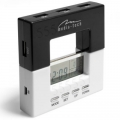 TIMEHUB - 4-portowy USB 2.0 z wbudowanym cyfrowym zegarkiem, bud