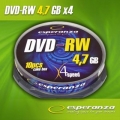 Płyty DVD-RW ESPERANZA Cake 10 szt.
