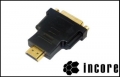 Adapter Incore DVI (M) - HDMI (F) GOLD