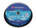 Płyty CD-R Verbatim 52x 700MB (Cake 10) CRYSTAL