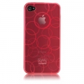 Case-mate Gelli - Etui iPhone 4 + folia (czerwony)