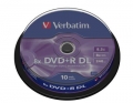 Płyty DVD+R DL Verbatim 8x 8.5GB (Cake 10)